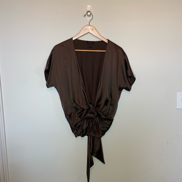 Escada Brown Silk Blouse - Picture 5 of 5